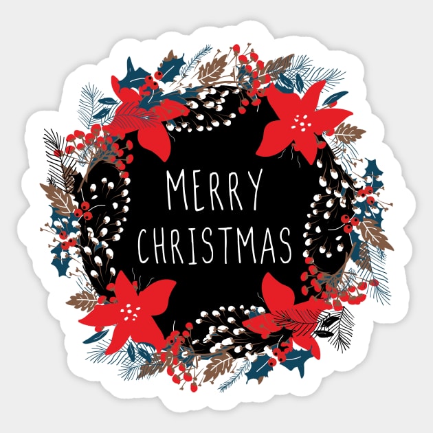 Merry Christmas Sticker by saif